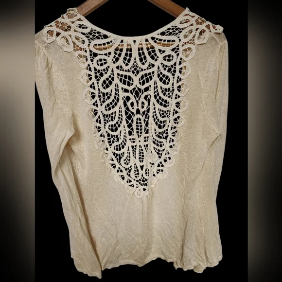 Anthropologie Knitted And Knotted Open Lightweight Cardigan Knit Sweater - Picture 2 of 7